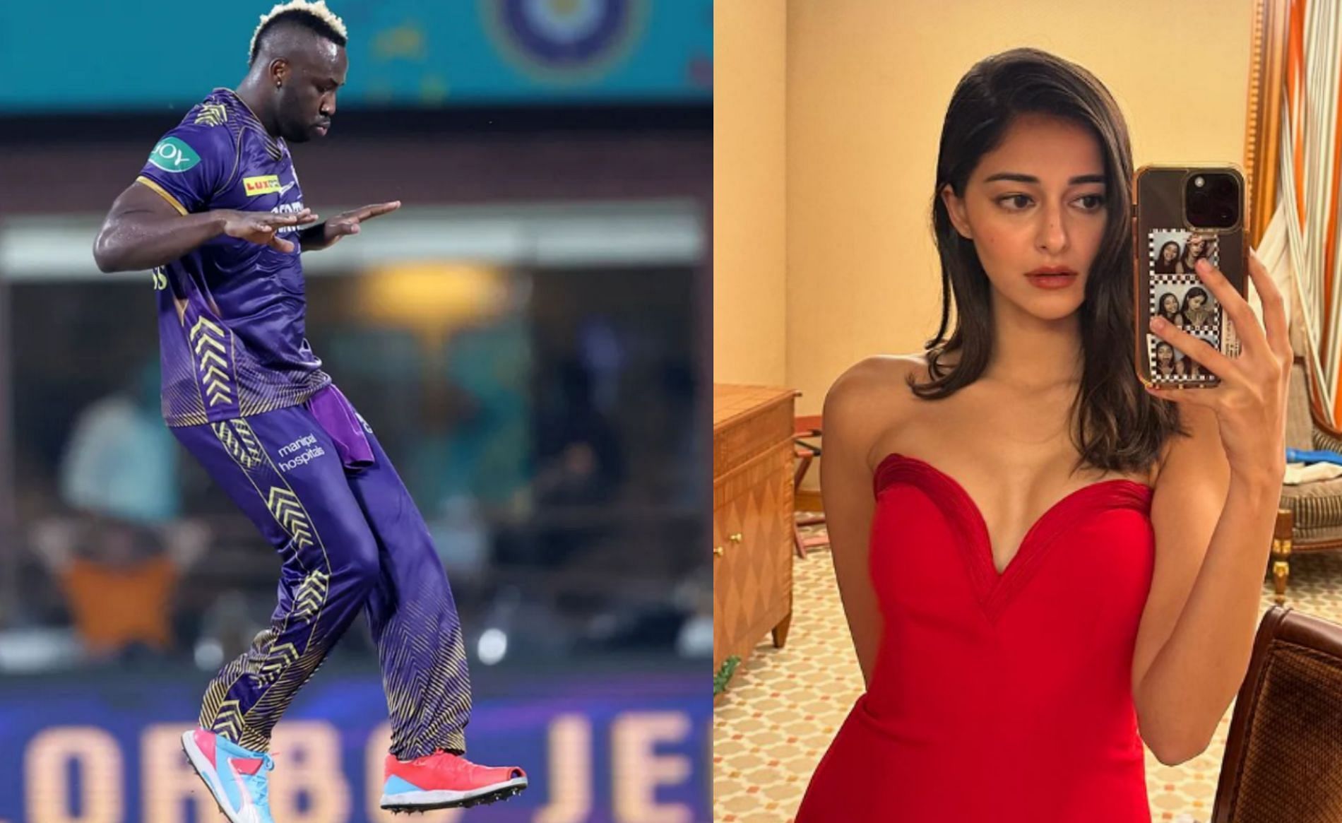 Andre Russell, Ananya Pandey