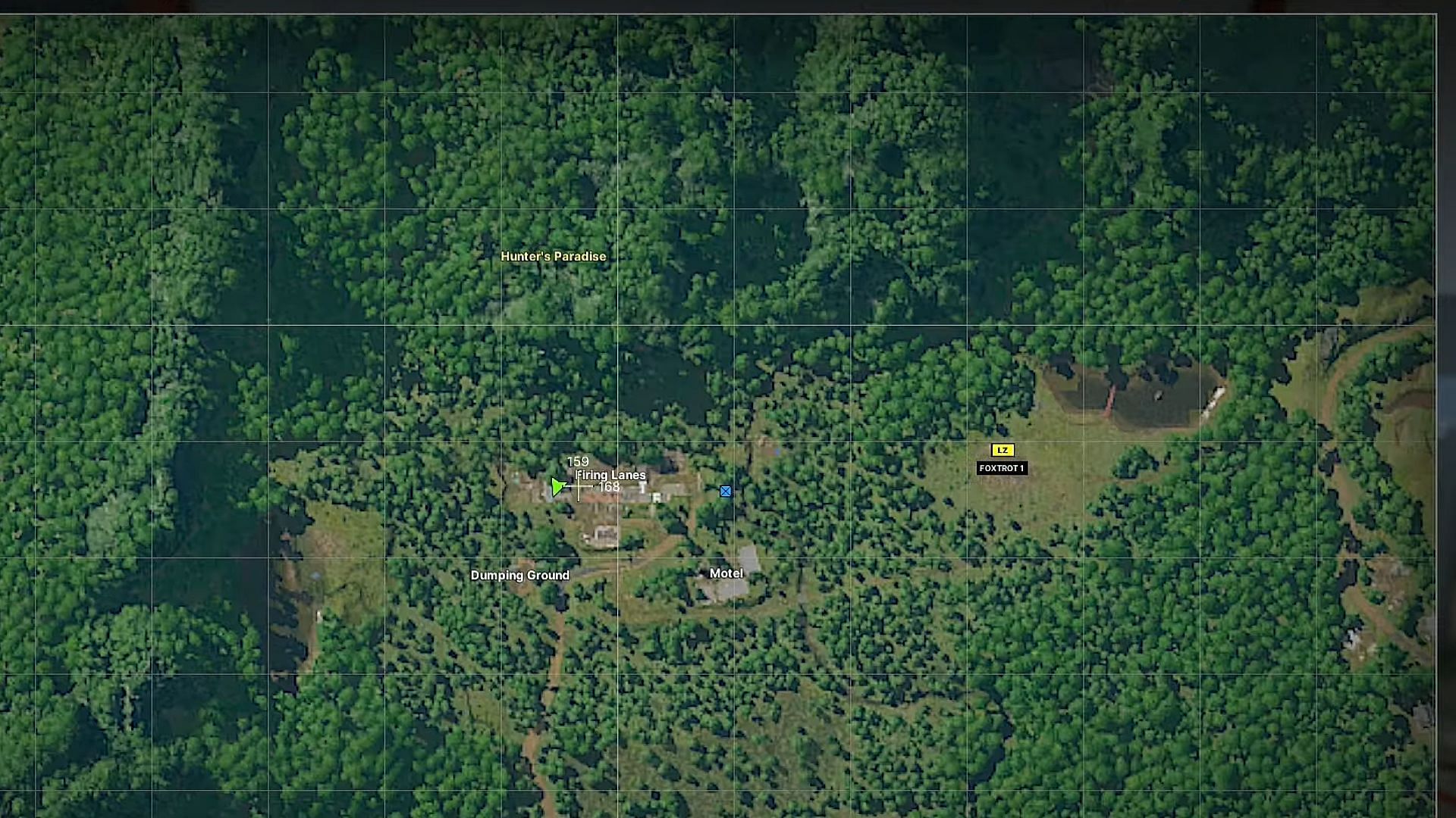 Location of weapon locker in Hunter&#039;s Paradise (Image via MADFINGER Games)