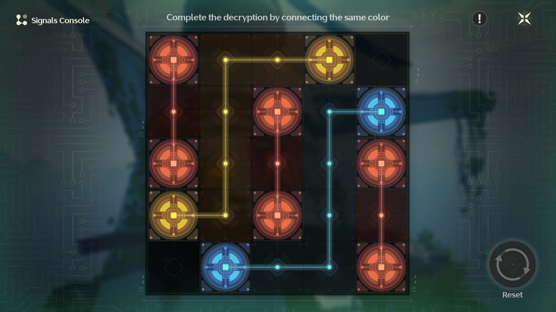 Signals Console puzzle solution (Image via Kuro Games)
