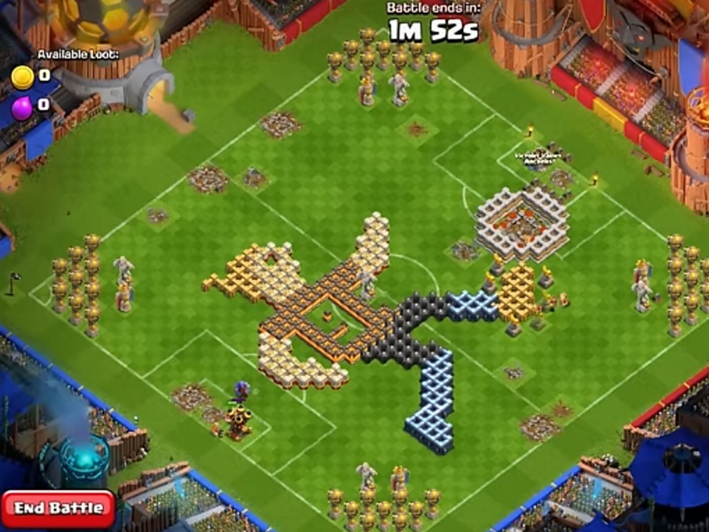 Demolish the base completely. (Image via Supercell)