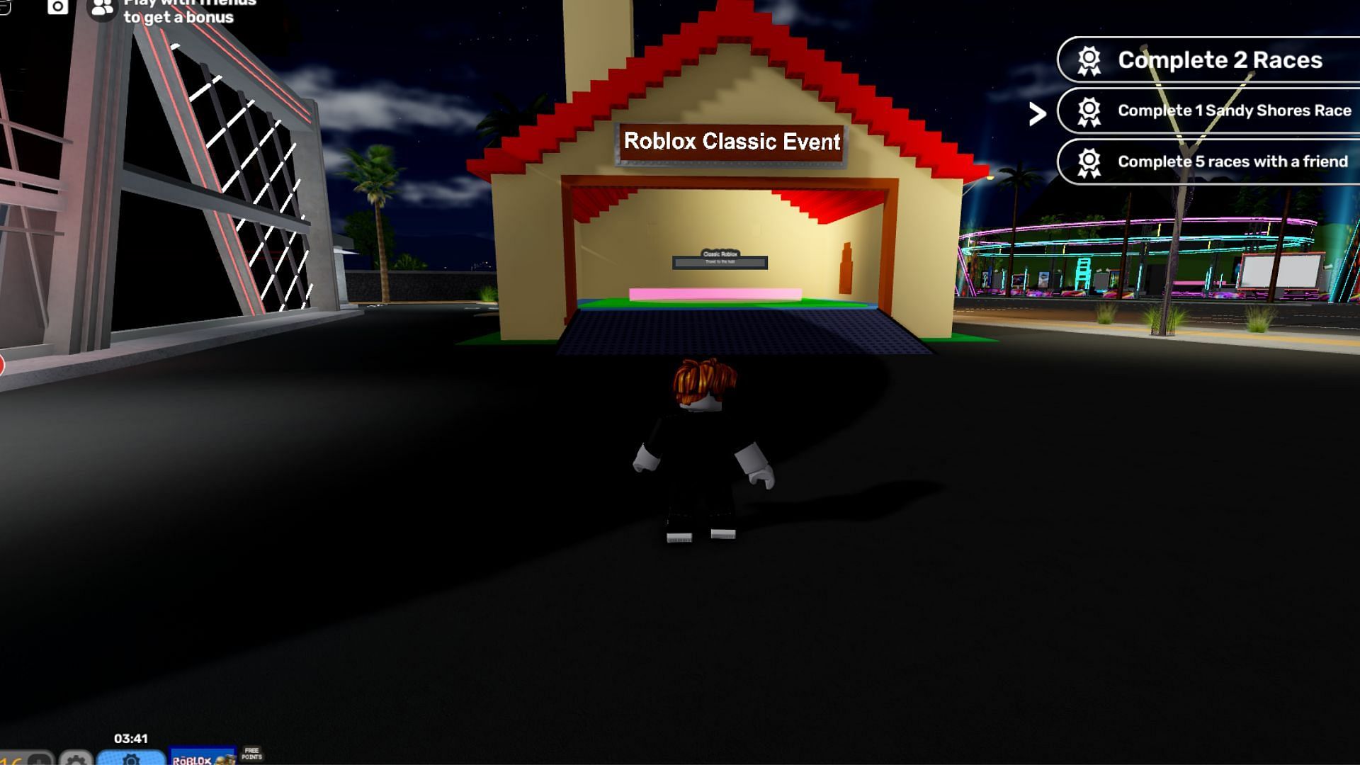 This is where you can enter the Classic mode (Image via Roblox || Sportskeeda)