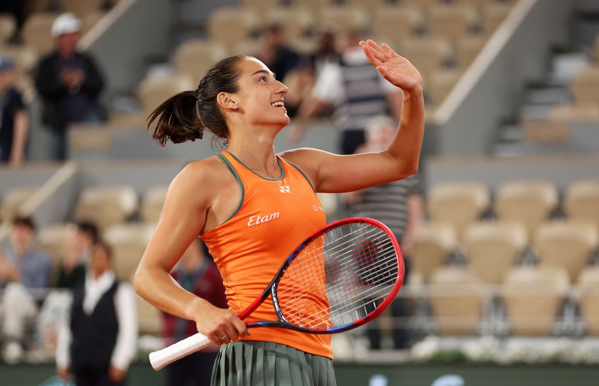 Garcia at the 2024 French Open - Day 1