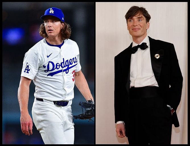 "We definitely look alike" - Tyler Glasnow embraces Cillian Murphy resemblance, shares his take on the actor's personality