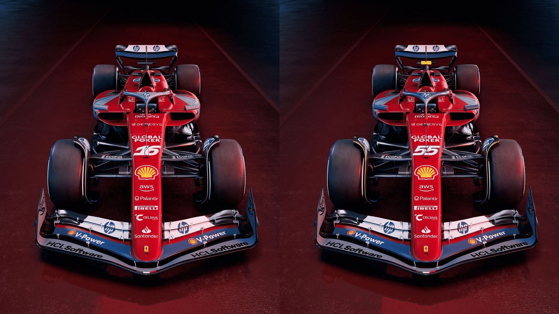 Look of both Leclerc and Sainz&#039;s SF-24
