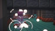 A player deflecting back the breeze's wind charge attack (Image via Mojang)
