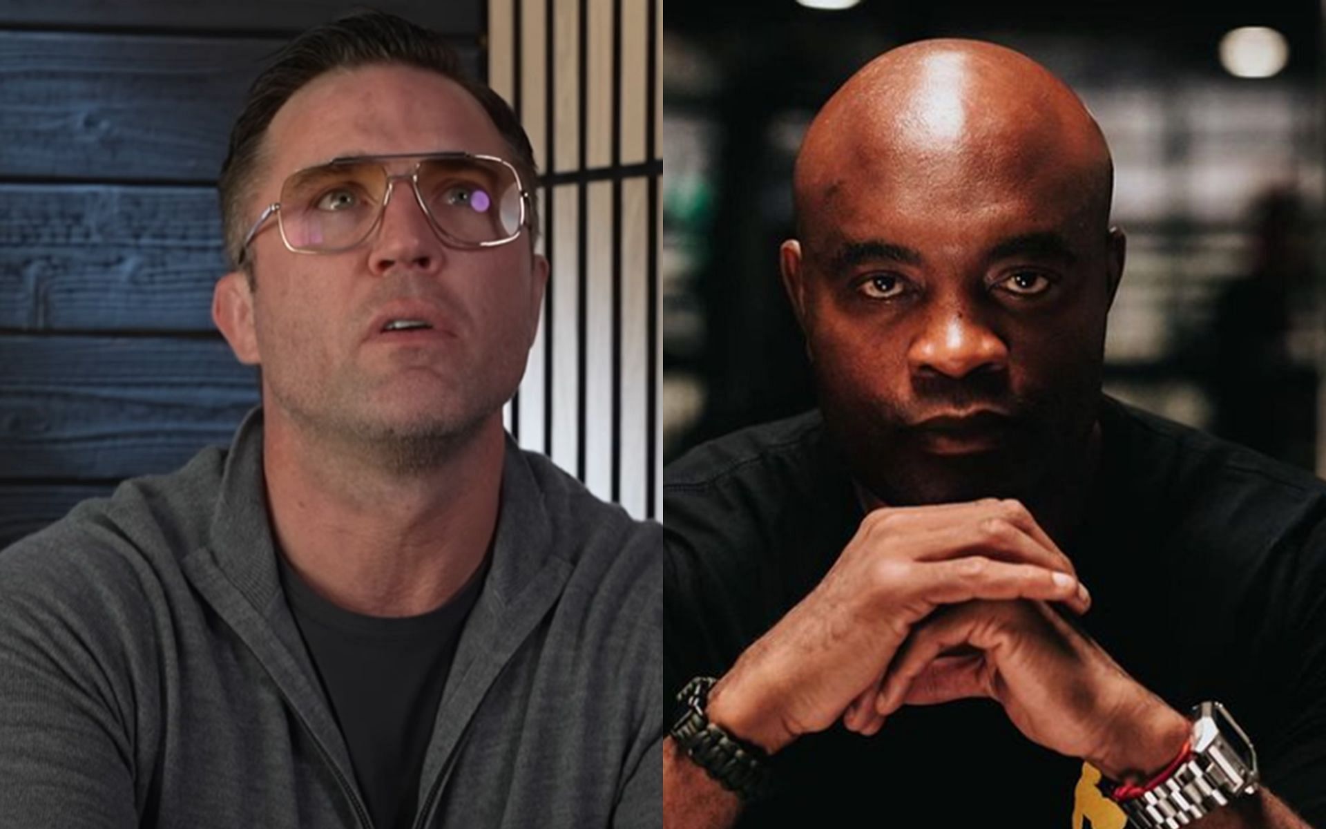 Chael Sonnen (left) gave Anderson Silva (right) one of the toughest fights of his career [Images Courtesy: @sonnench and @spiderandersonsilva Instagram]