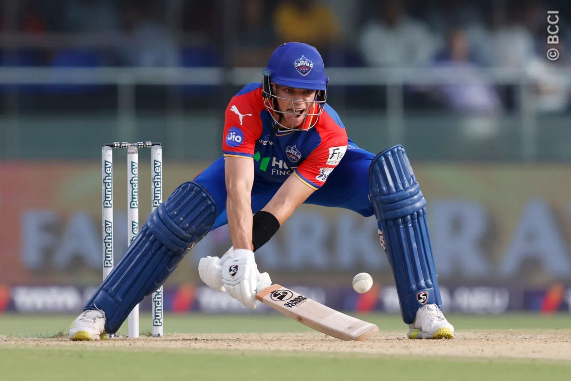 Tristan Stubbs impressed with his unconventional stroke play. (Image Credit: BCCI/ iplt20.com)