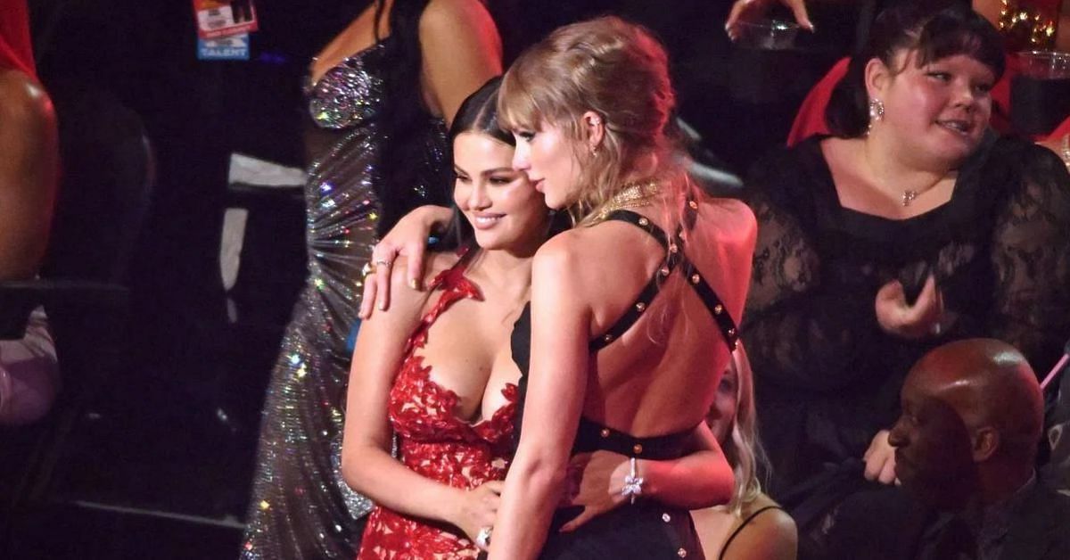 Taylor Swift and Selena Gomez  (Photo by Noam Galai/Getty Images for MTV)