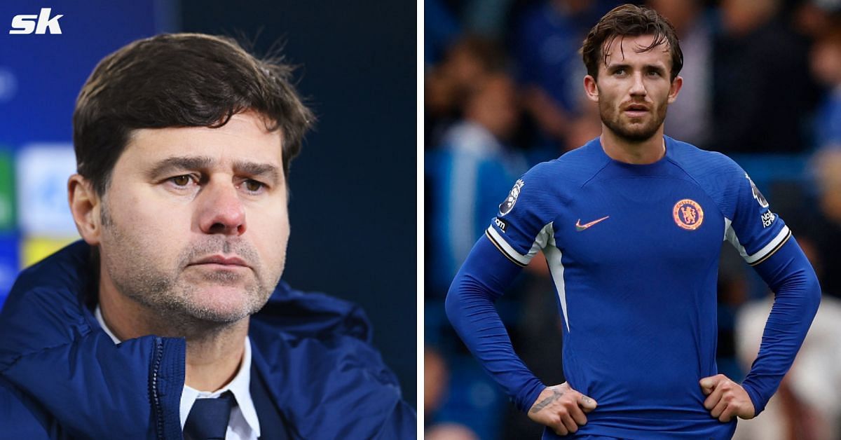 Ben Chilwell reacts on Chelsea