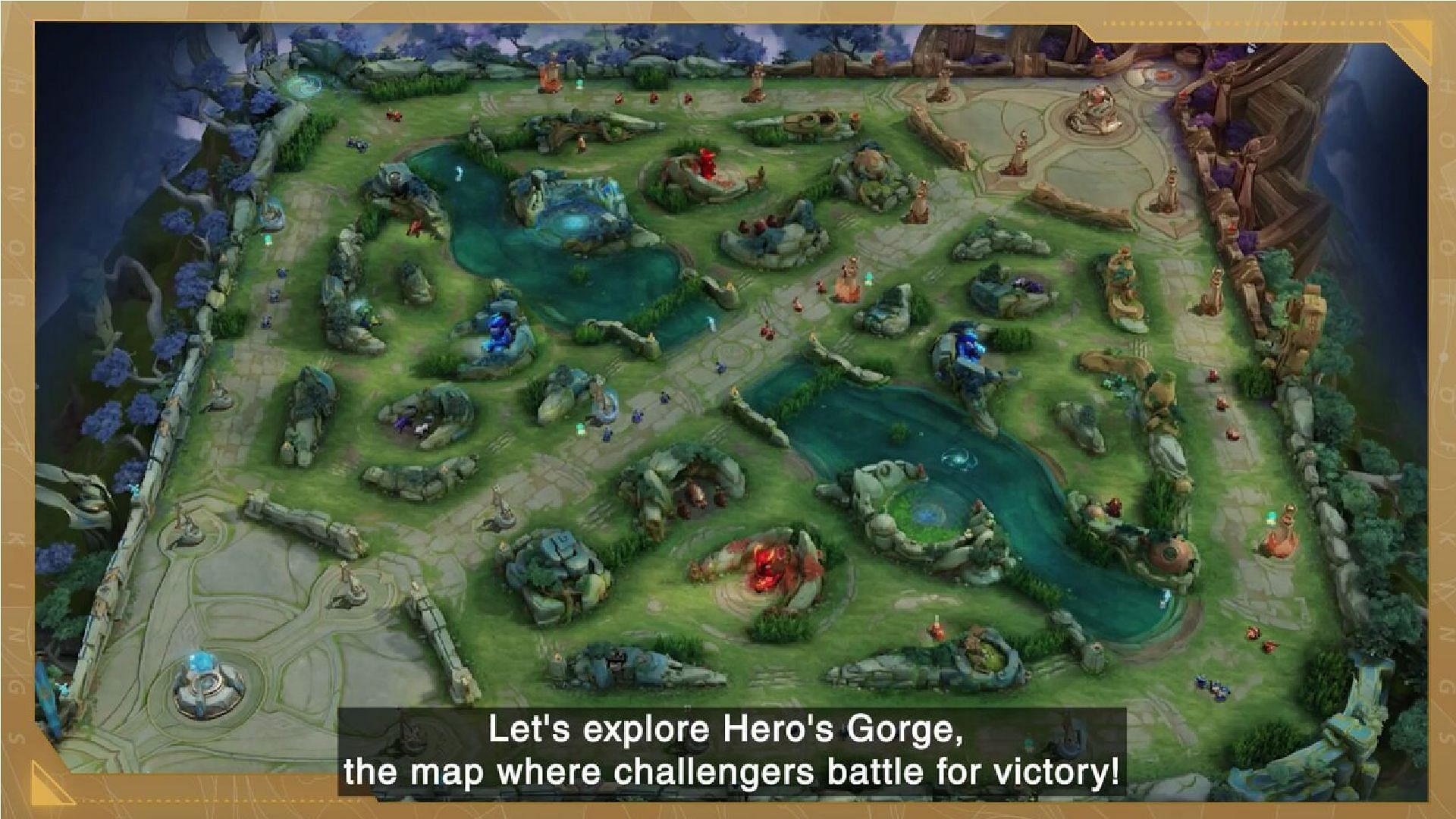 Honor of Kings global map (Image via Level Infinite)