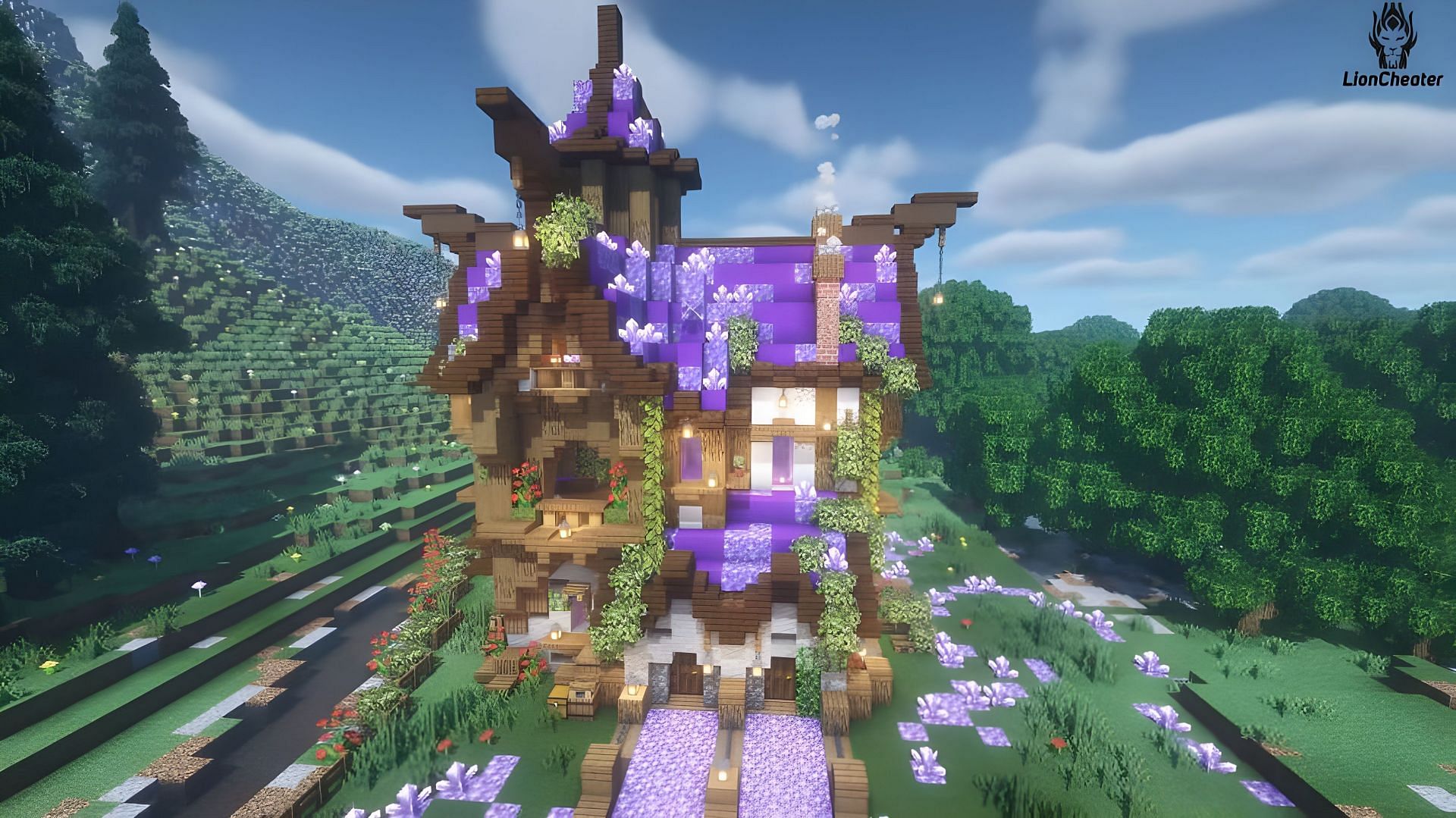 The Fantasy Wizard House (Image via YouTube/LionCheater)