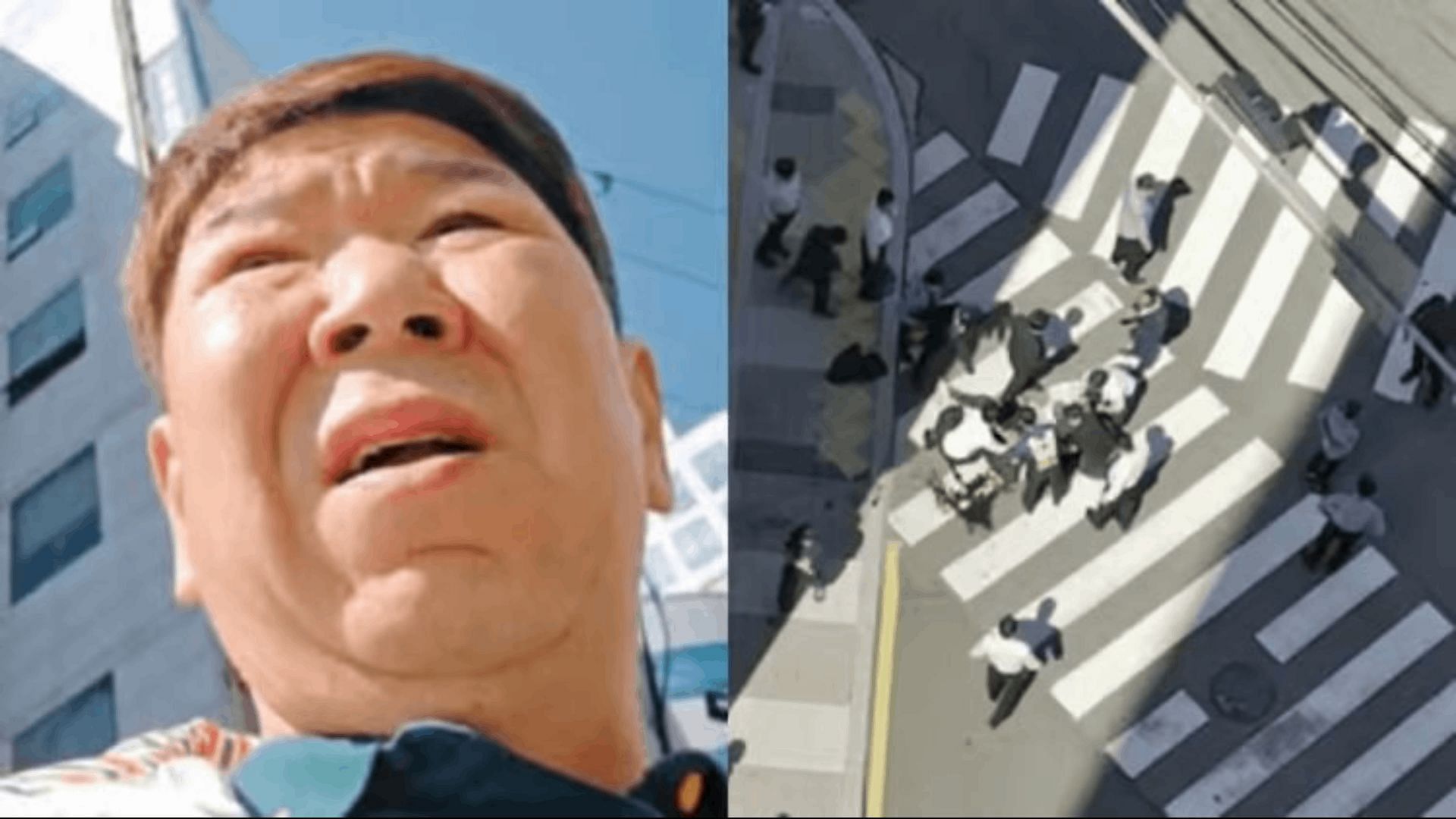The YouTuber was stabbed across a courthouse in Busan (Image via DramaAlert/X)