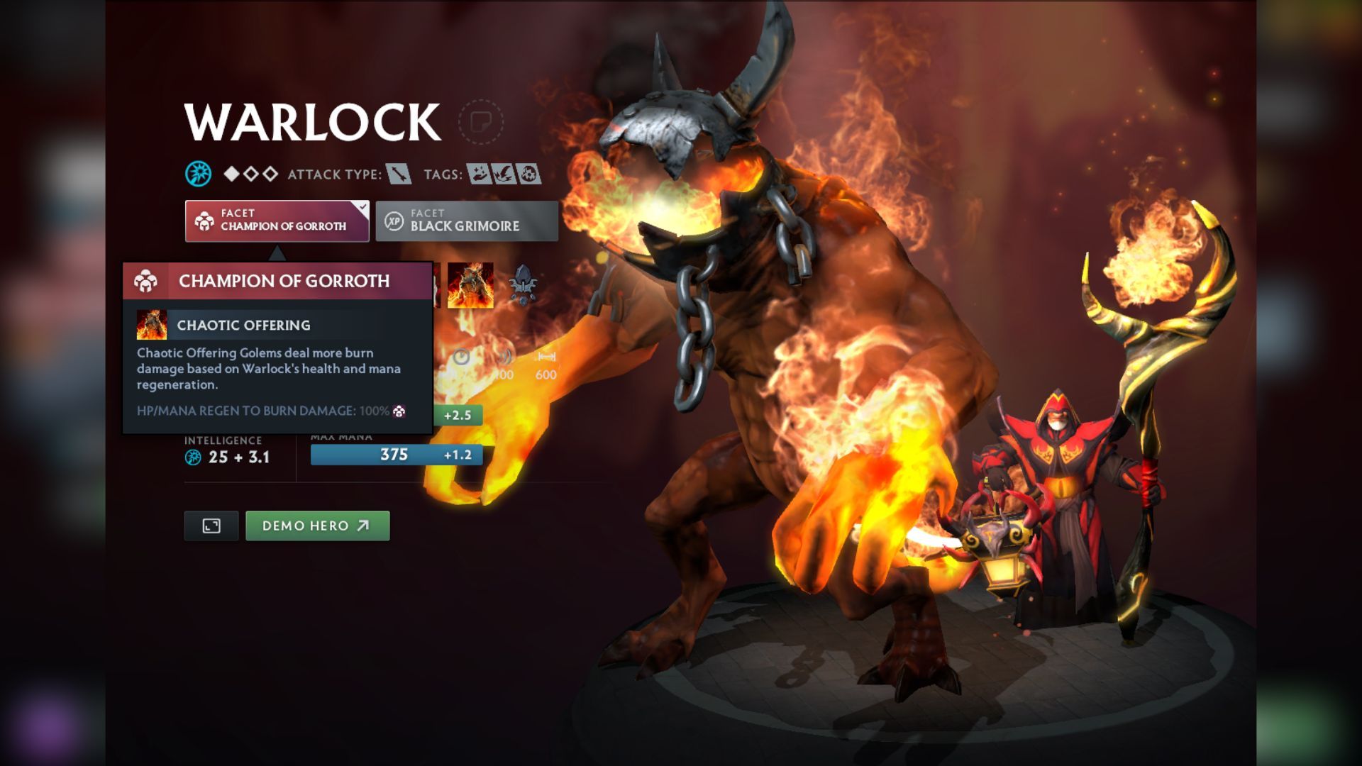 Warlock in Dota 2 (Image via Valve)