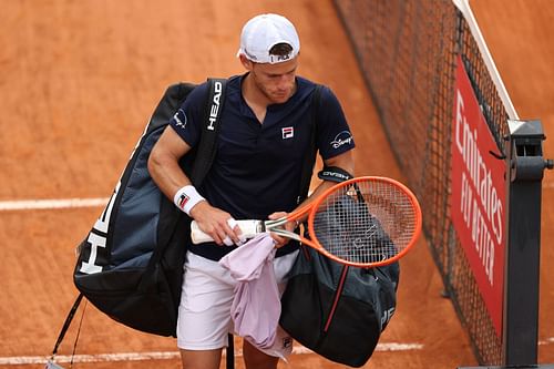 Diego Schwartzman at the Internazionali BNL D'Italia 2021 - Day Four