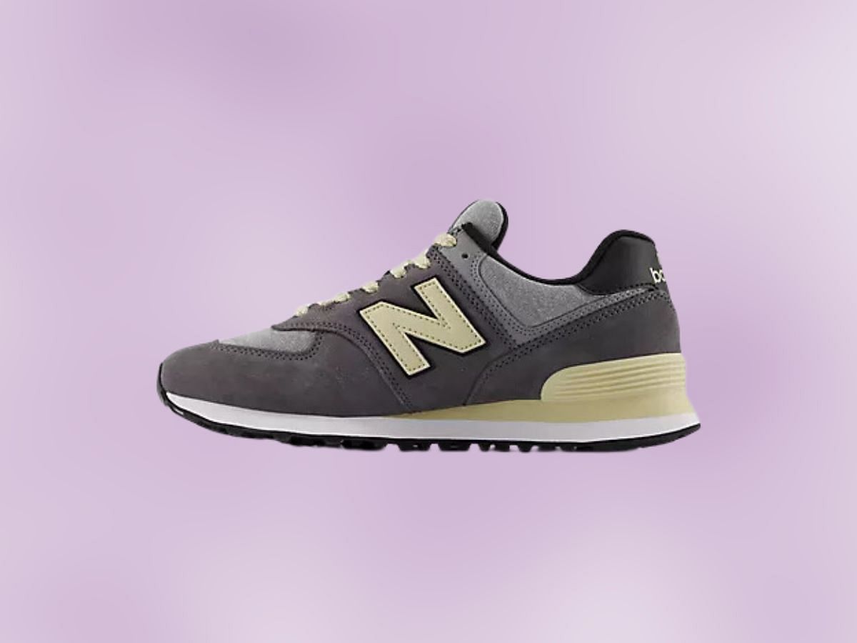 New Balance 574 &quot;Magnet with sandstone&quot; sneakers incorporate EVA foam cushioning (Image via New Balance)
