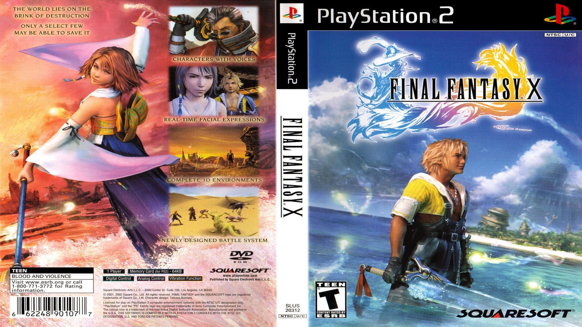 Final Fantasy X featured fully 3D backgrounds (Image via Square)