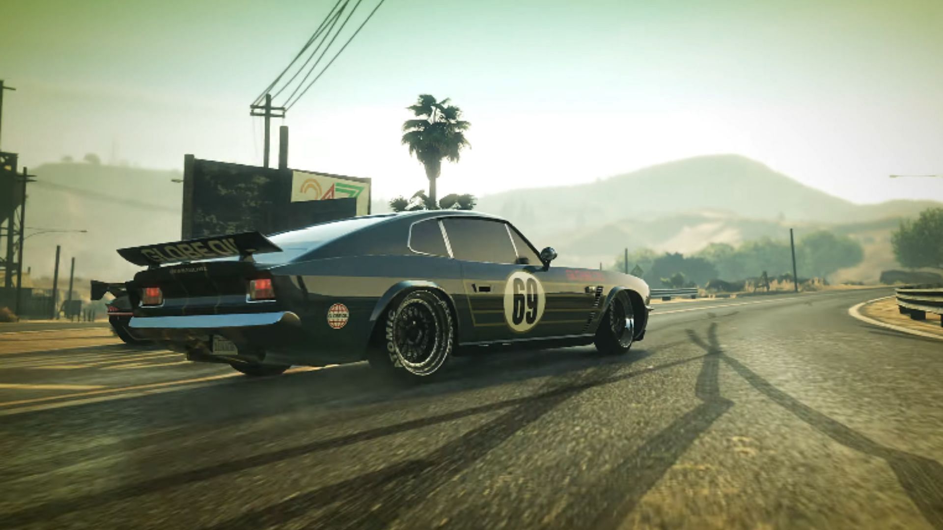 the Rapid GT Classic with the Globe Oil livery (Image via Rockstar Games)