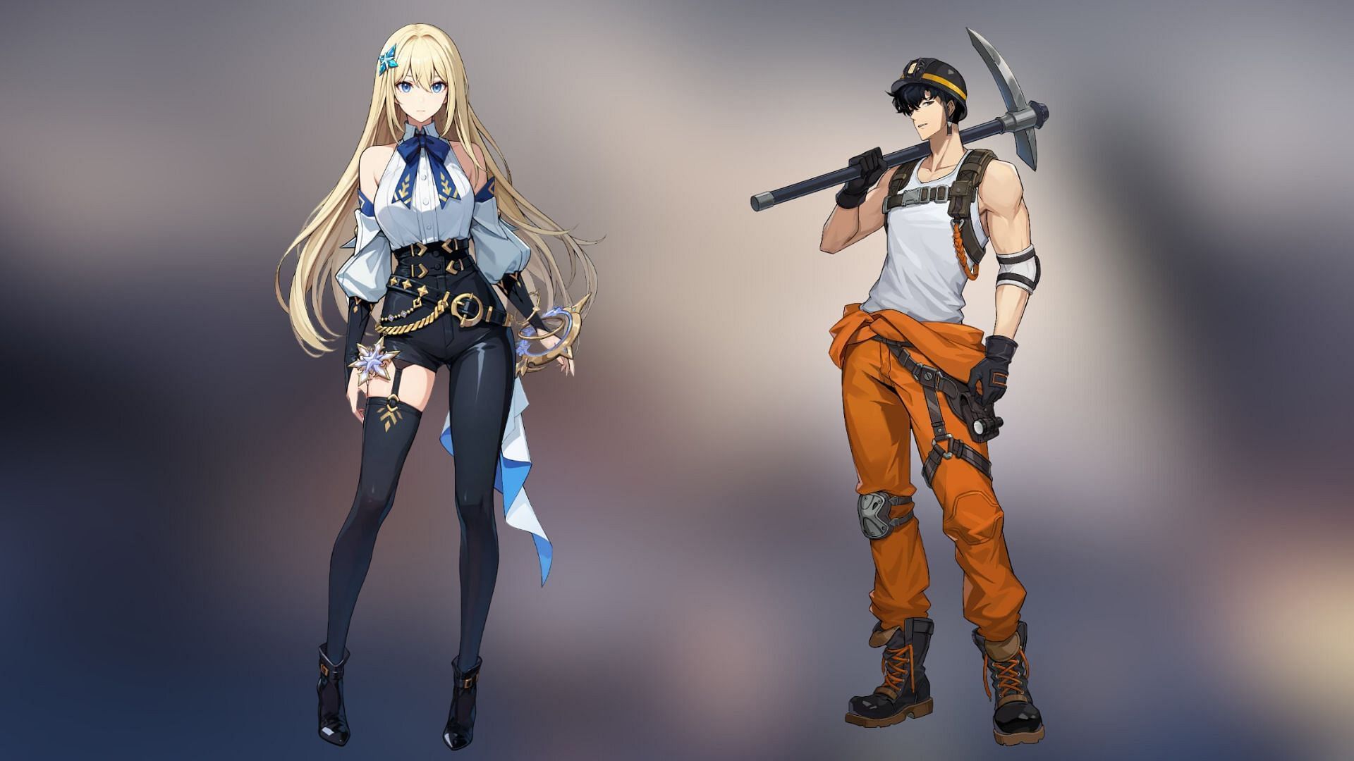 Players can purchase new costumes for Alicia and Jinwoo from the Costume Shop. (Image via Netmarble)