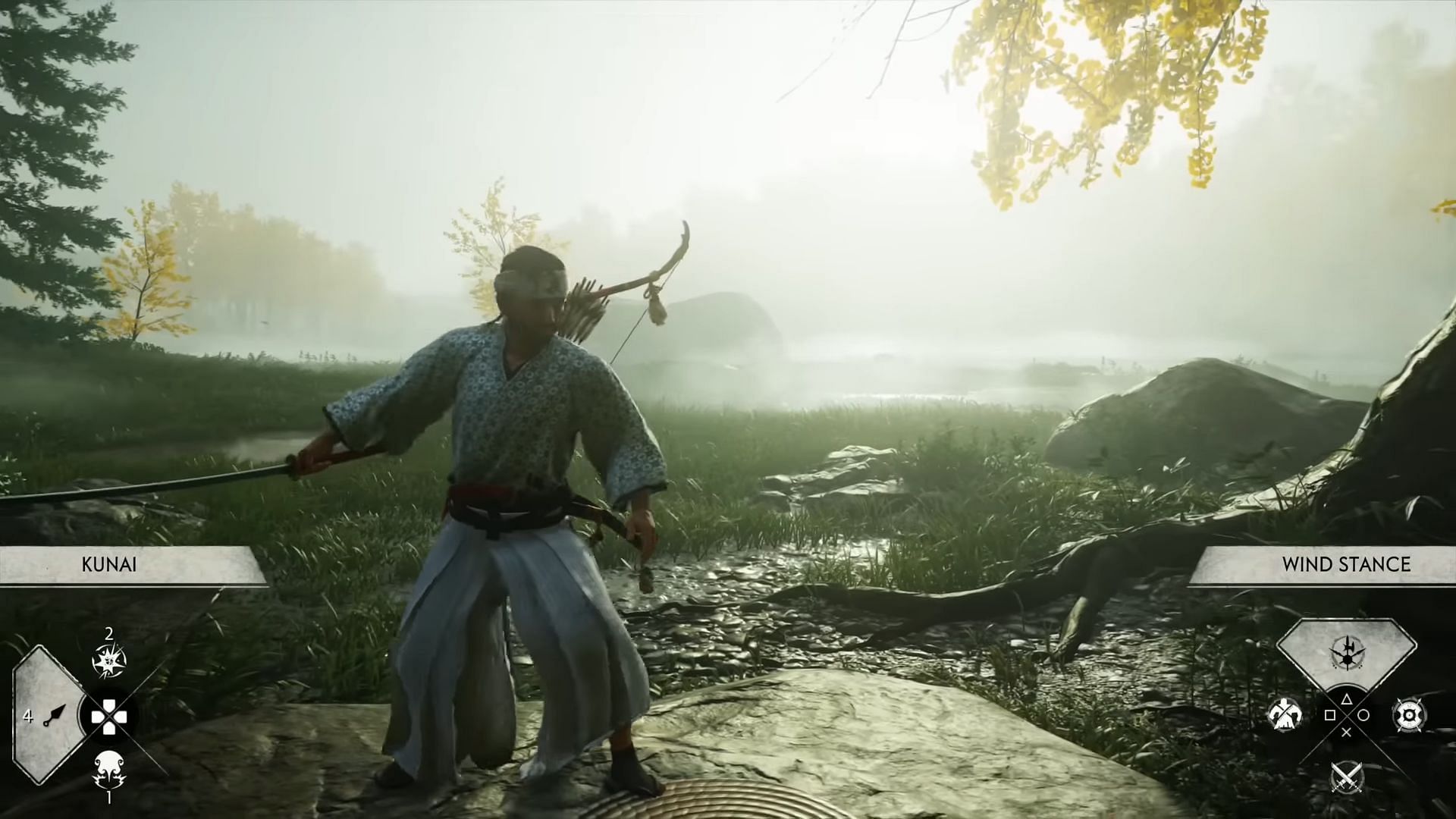 Wind Stance in Ghost of Tsushima (Image via Sucker Punch || PlayStation Access on YouTube)