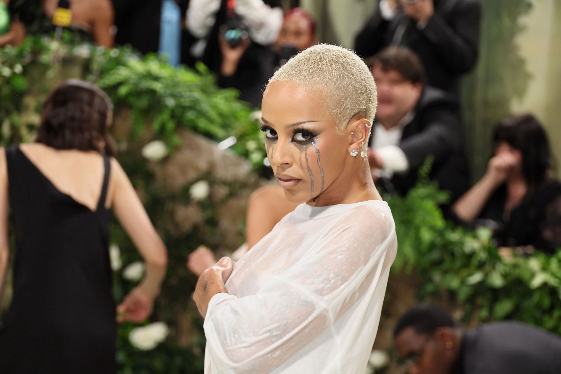 Doja Cat at the 2024 Met Gala Celebrating &quot;Sleeping Beauties: Reawakening Fashion&quot; - Arrivals (Image via Getty Images)