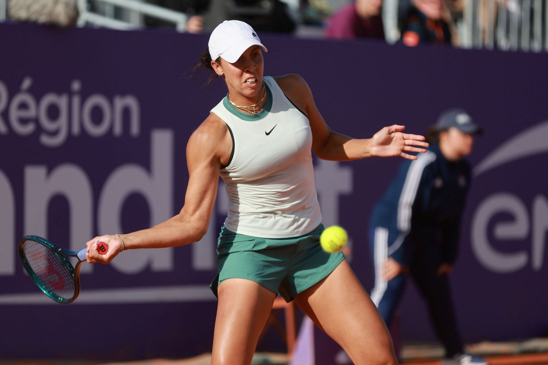 Madison Keys at the 2024 Internationaux de Strasbourg