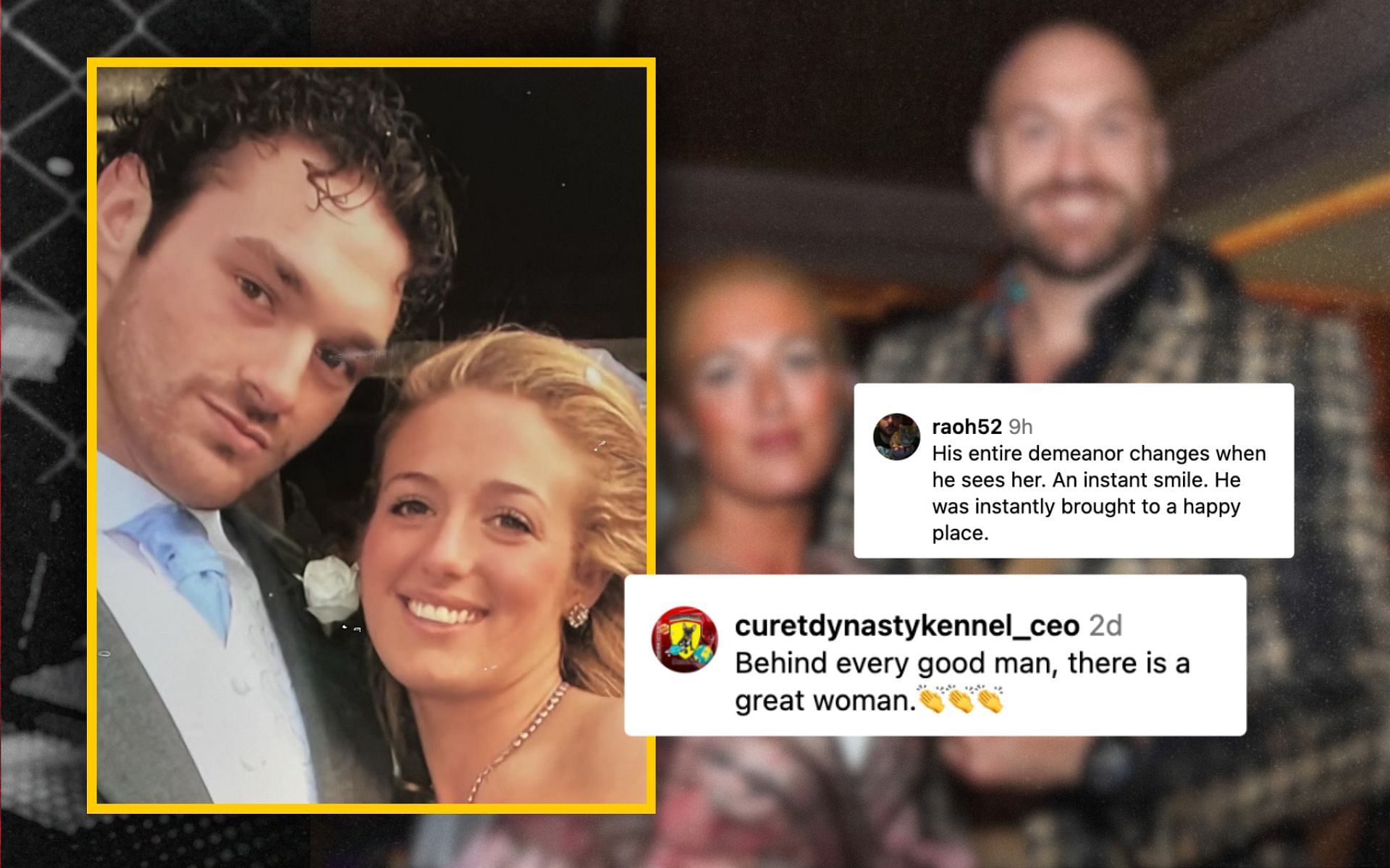 Fans react to Tyson Fury and wife getting emotional over an old video. [Image courtesy: @parisfury1 on Instagram]