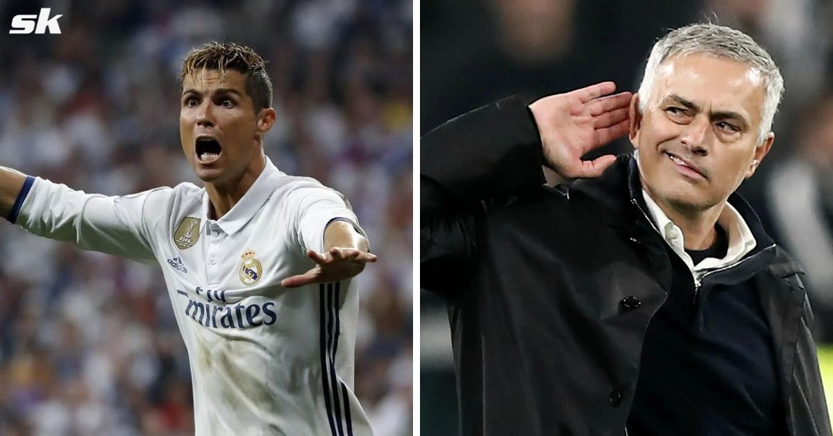 Mourinho spoke about managing Cristiano Ronaldo.