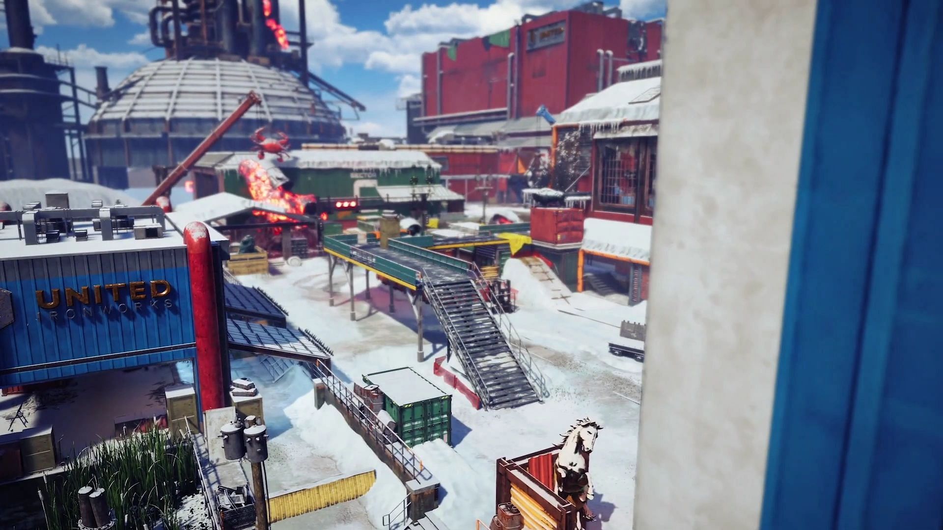 Meltdown is XDefiant&#039;s snowy map (Image via Ubisoft)