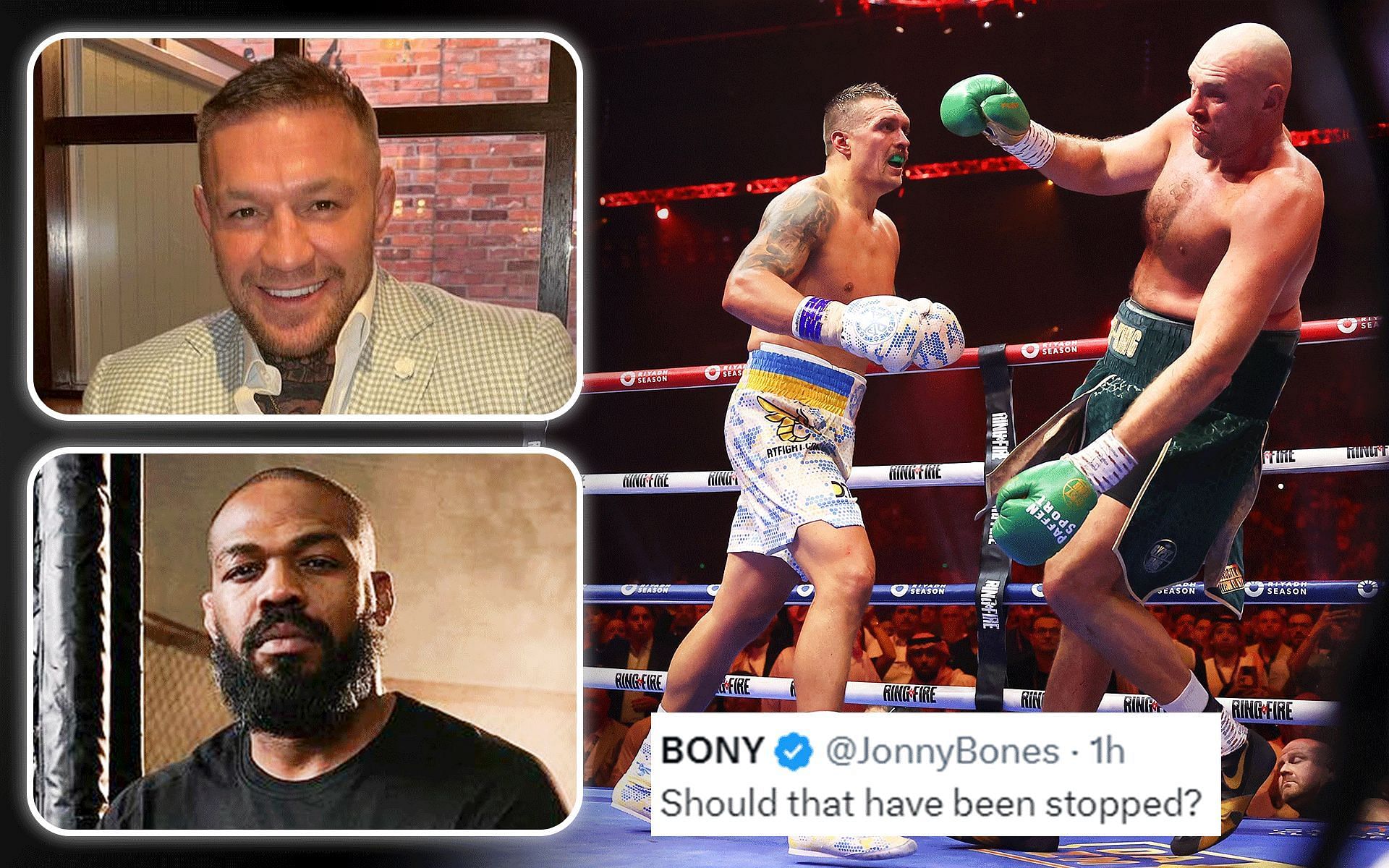 Combat sports world react to Oleksandr Usyk