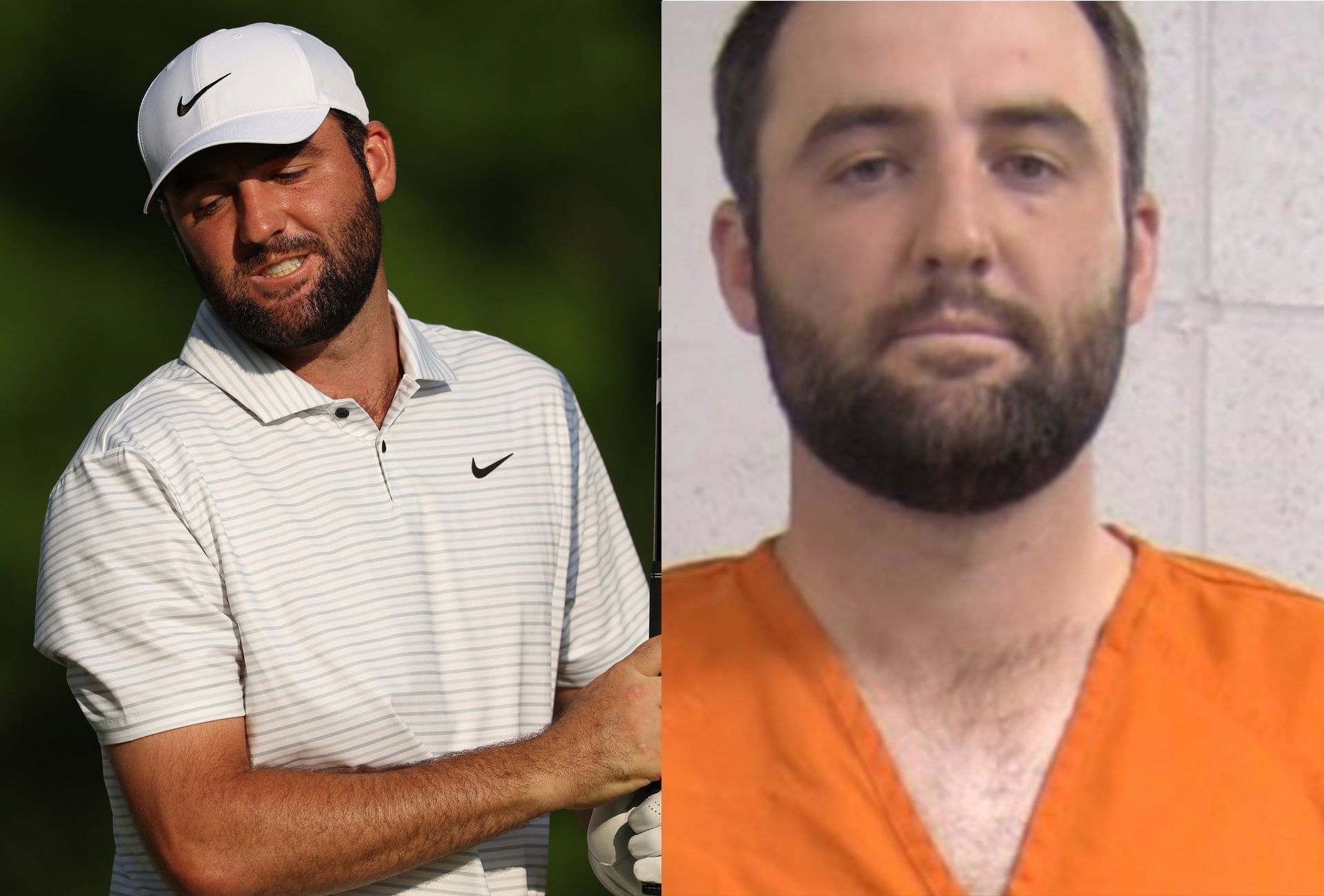 In Photos Scottie Scheffler mugshot after arrest at PGA Championship 2024