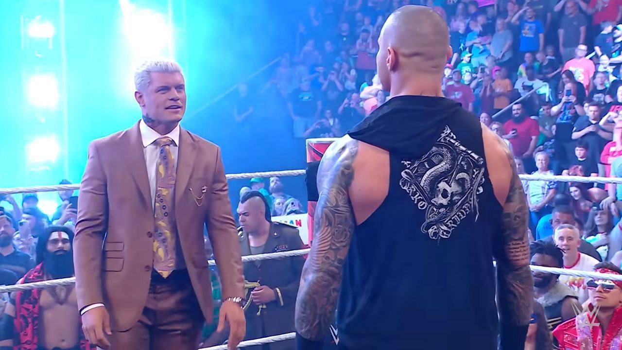 Cody and Orton on RAW (via WWE
