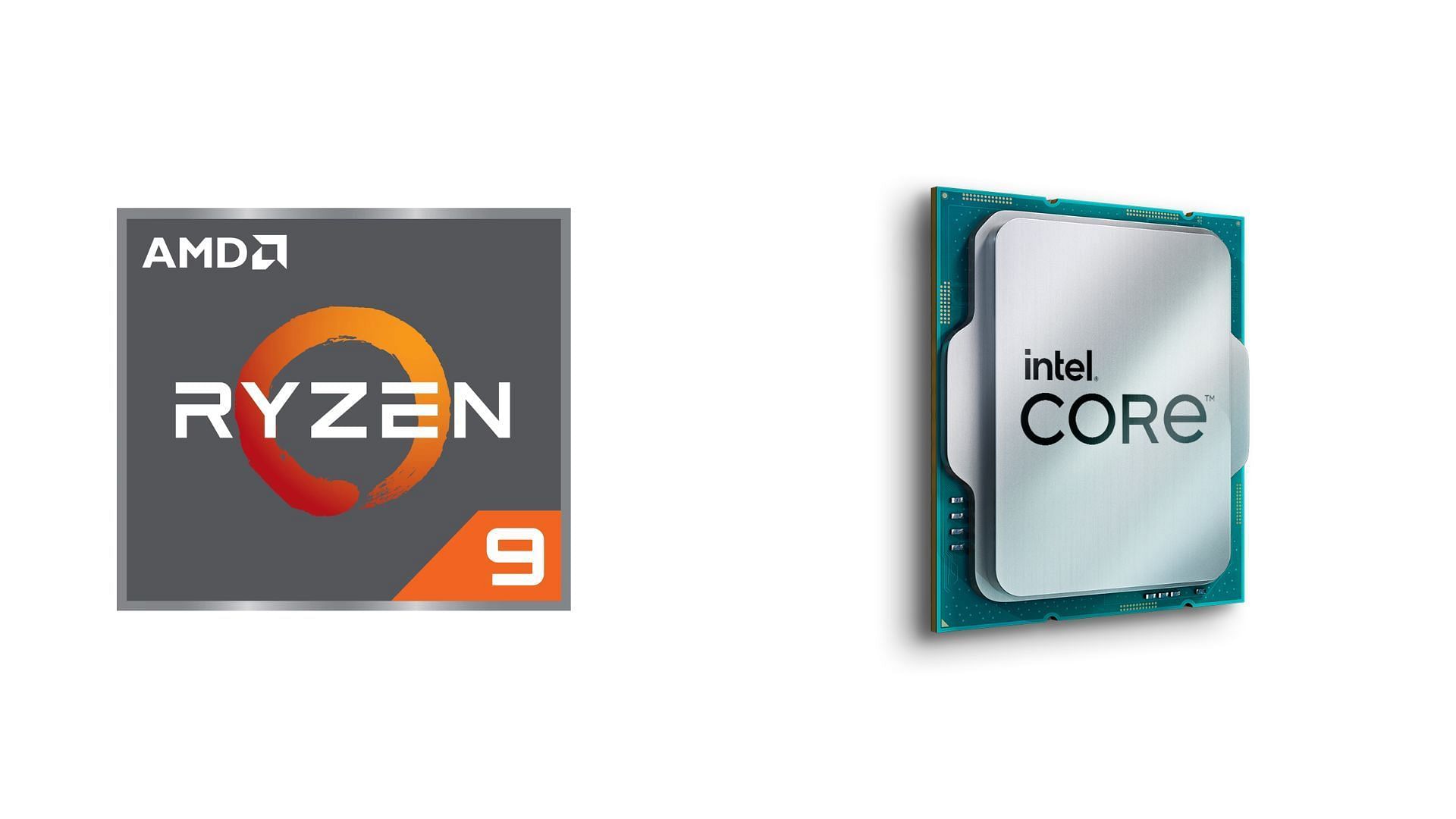 Core i9 features higher clock speeds and core count (Image via AMD || Intel)