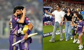[Watch] Shah Rukh Khan hugs Shreyas Iyer affectionately after KKR reaches finals of IPL 2024 with a resounding win vs SRH in Qualifier 1