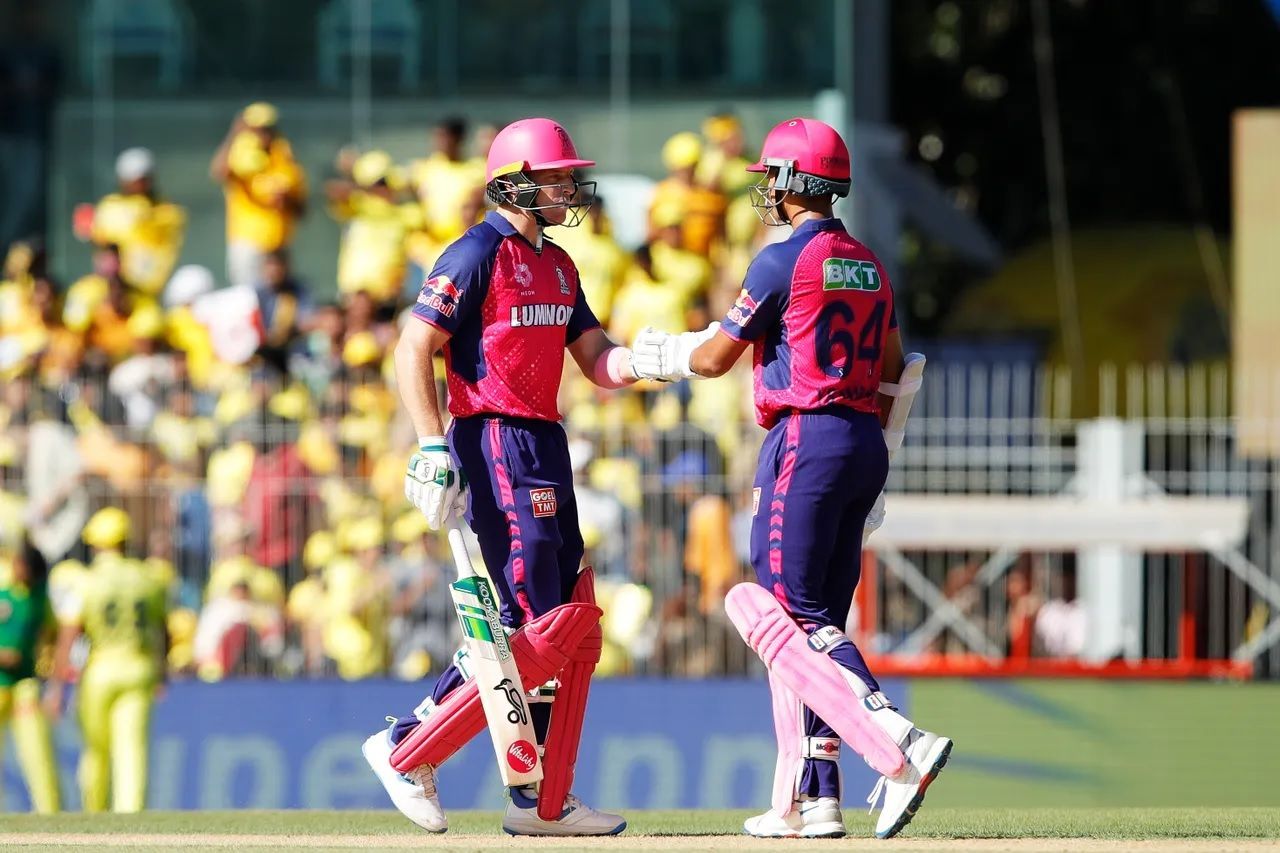 Jos Buttler and Yashasvi Jaiswal gave the Rajasthan Royals a slow start. [P/C: iplt20.com]