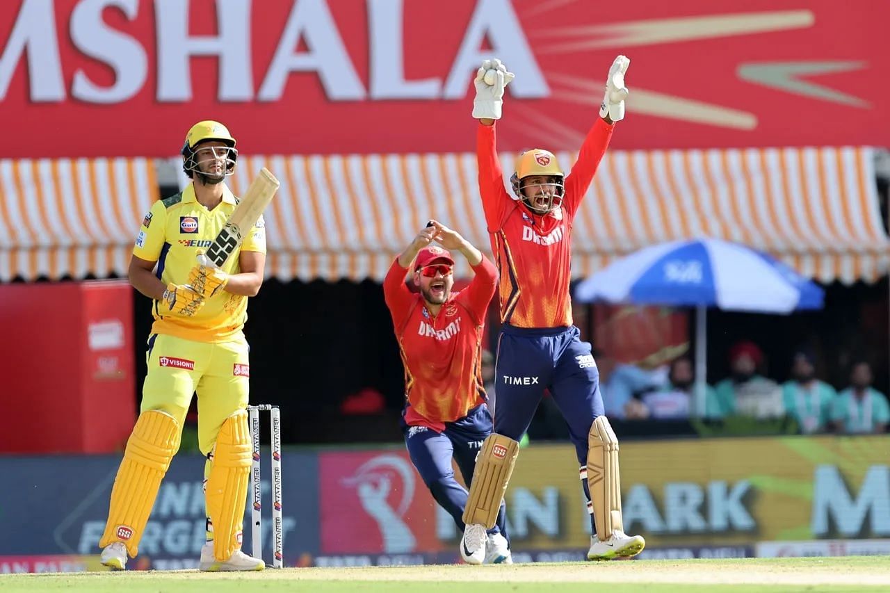 Shivam Dube was dismissed for a second successive golden duck. [P/C: iplt20.com]