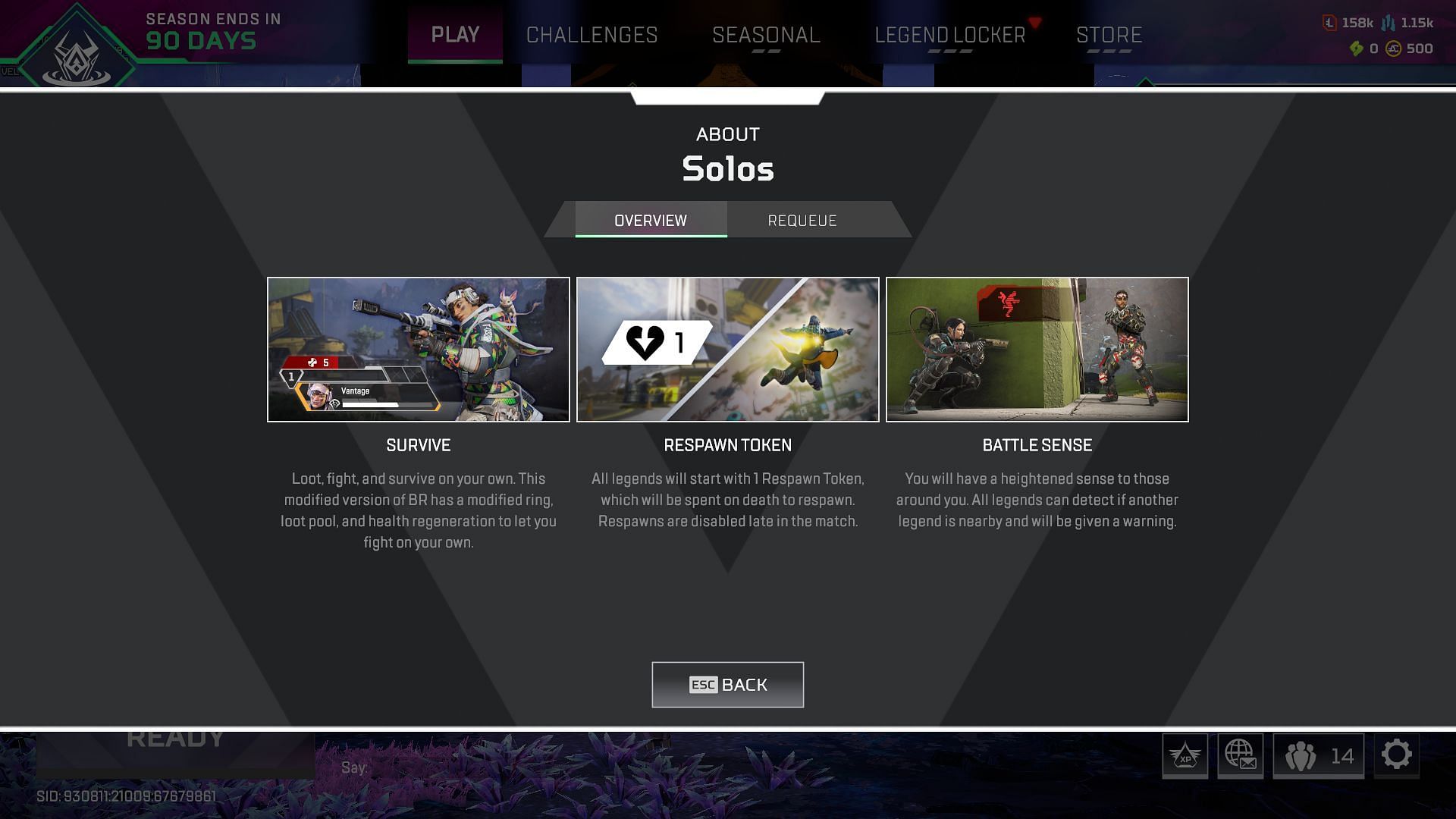 Apex Legends: Solos Takeover (Image via Electronic Arts)