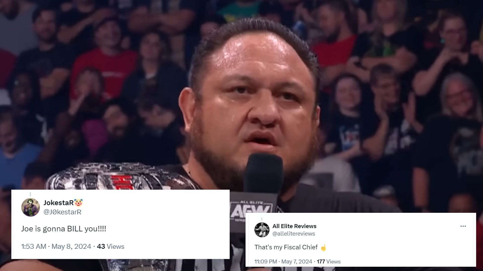 Samoa Joe is a former AEW World Champion [Image Credits: AEW