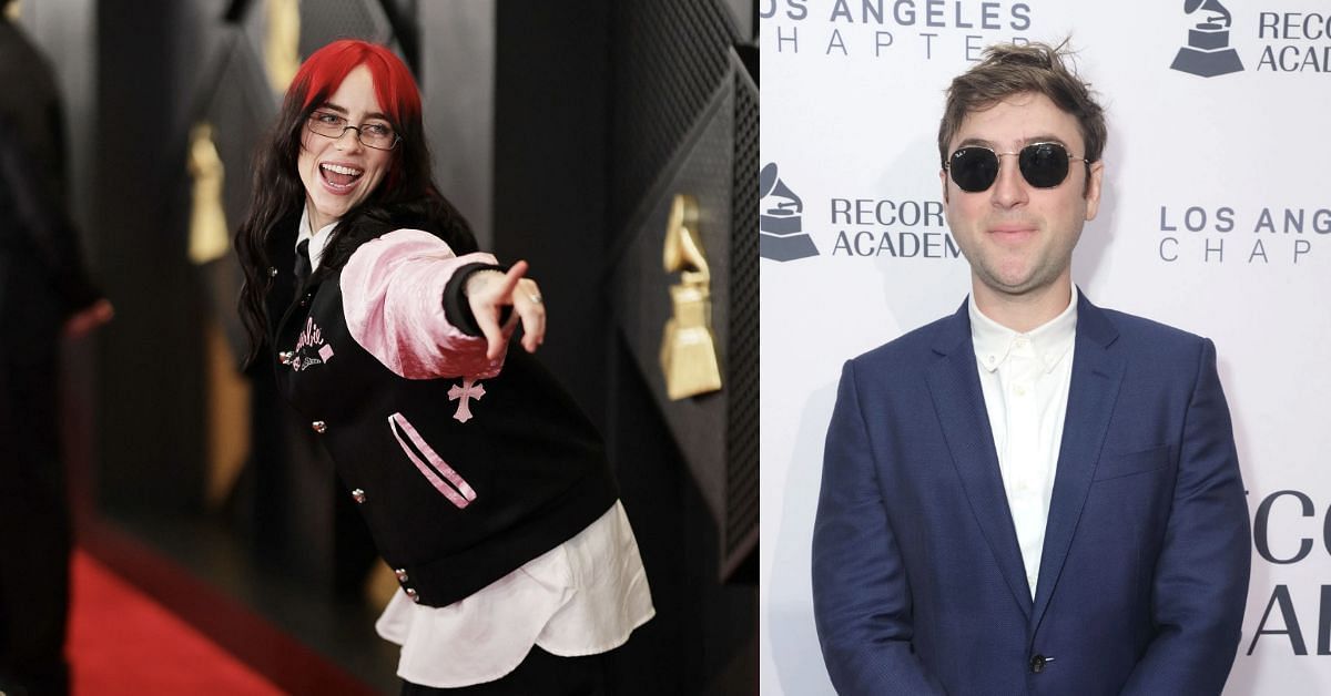 Billie Eilish - left, Justin Lubliner - right (Image via Getty/Neilson Barnard, Rebecca Sapp)