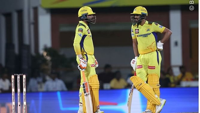 [Watch] Ravindra Jadeja departs despite Ruturaj Gaikwad urging to review LBW dismissal during CSK vs PBKS IPL 2024 match