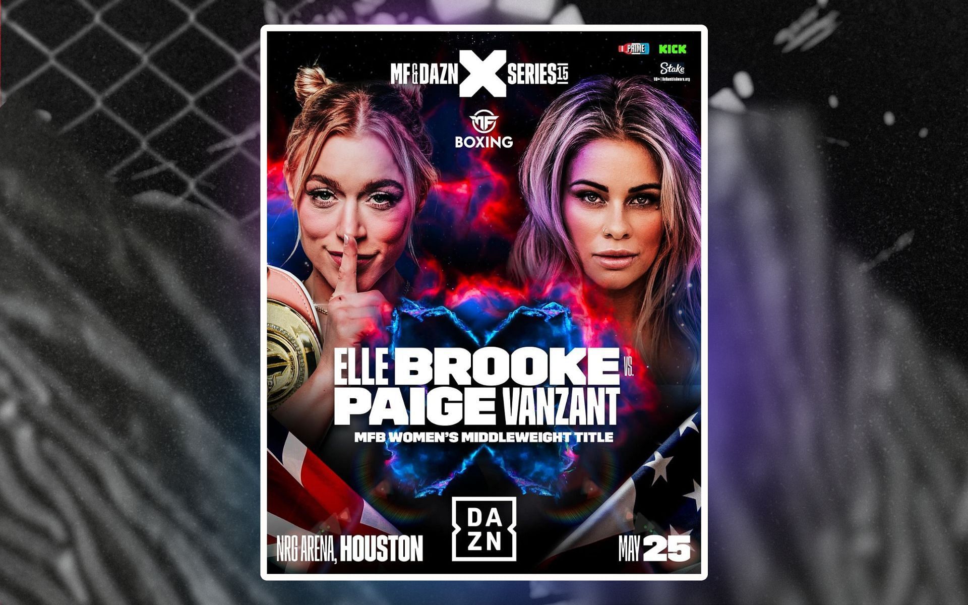 Misfits 15: Elle Brooke vs. Paige VanZant details. [Image courtesy: @misfitsboxing on Instagram]