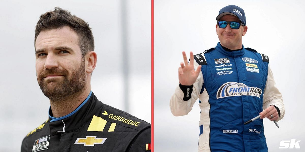 Corey LaJoie (L) and Michael McDowell (R)