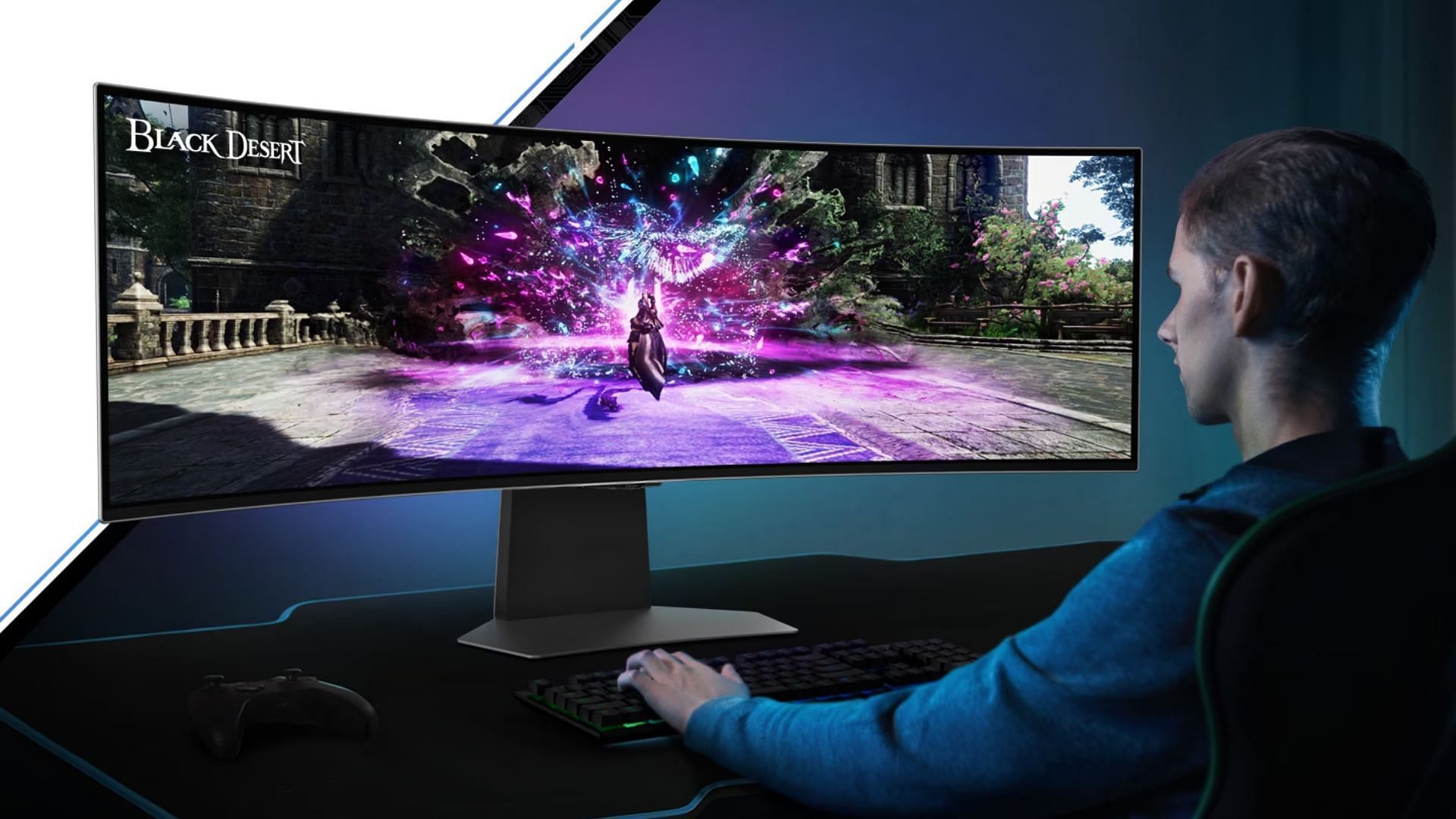 Curved monitors come at a substantially higher cost (Image via Samsung)