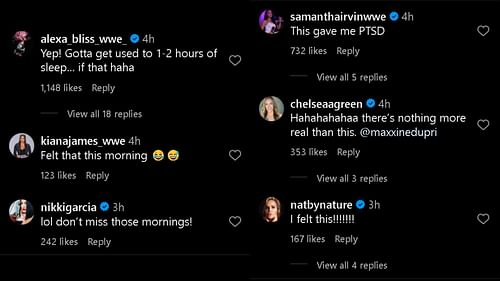 Comments on the Instagram post.
