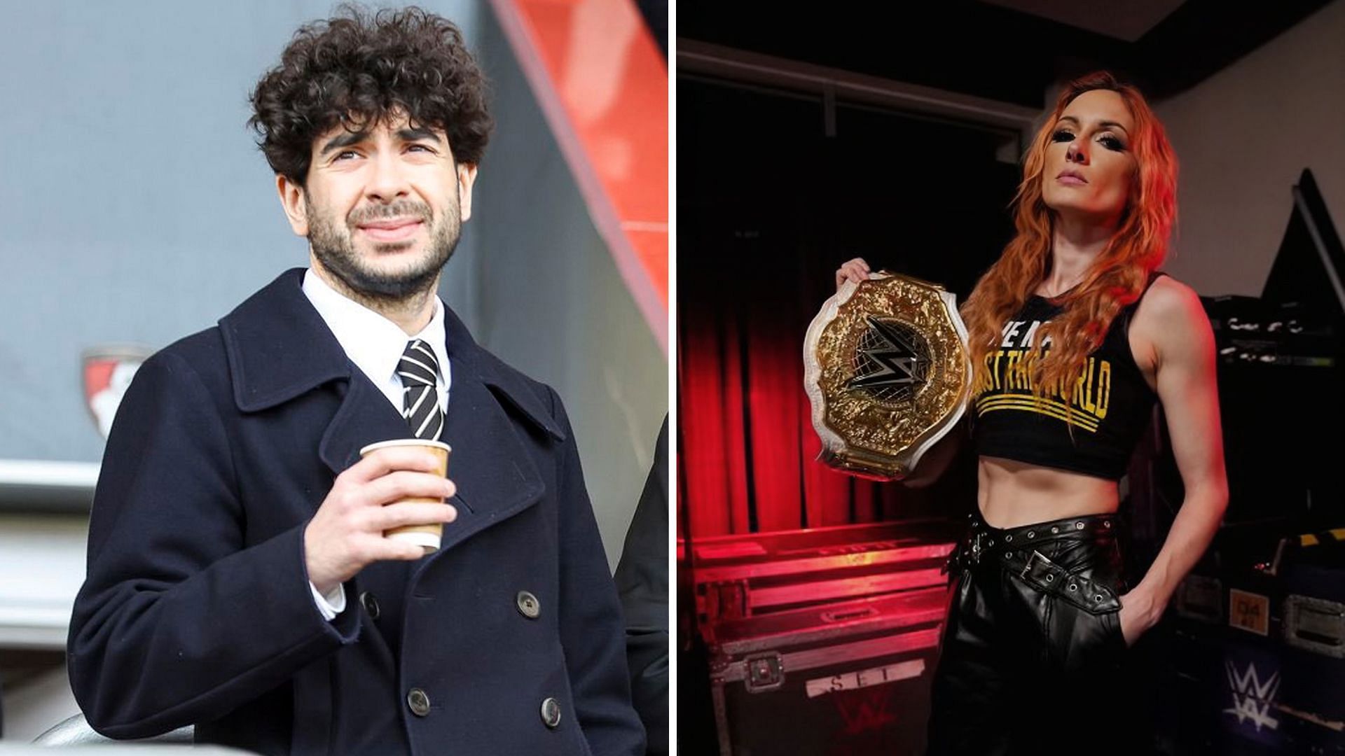 Khan and Lynch (image credits: Tony Khan, Becky Lynch on X)