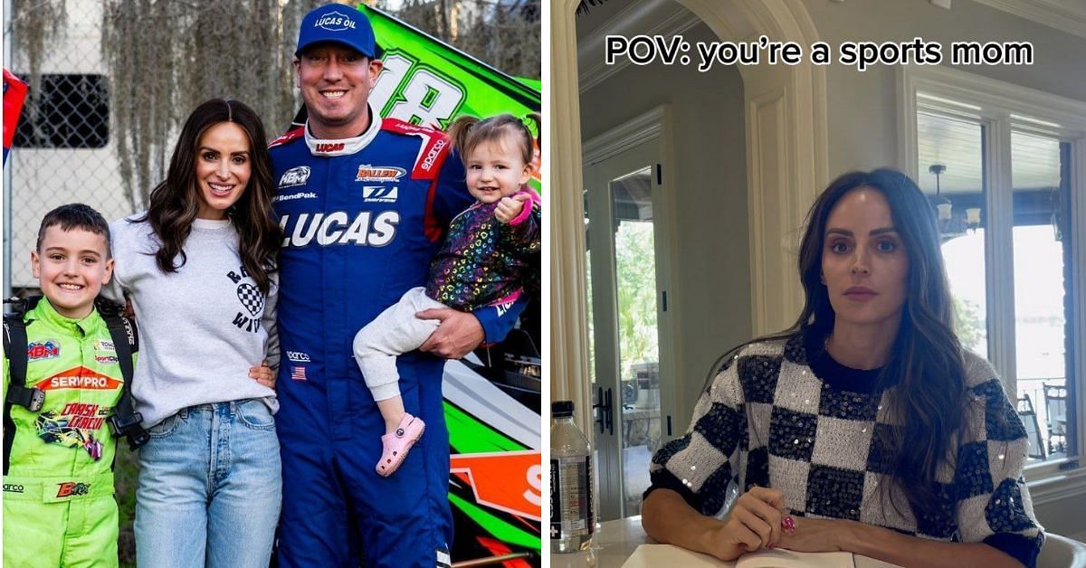 Wife of Kyle Busch, Samantha shared her hilarious perspective of being a &quot;sports mom&quot; (Picture Credits - Instagram)