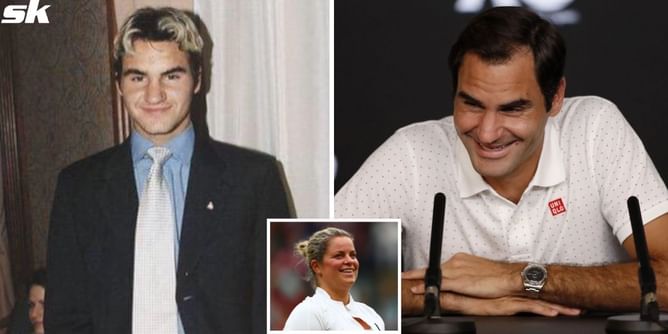 "That was a mistake, but you see, it's memorable" - When Roger Federer joked about Kim Clijsters' earliest memory of him with blonde hair