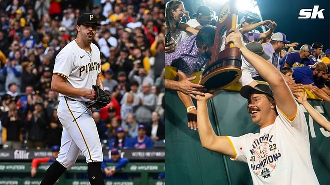 PHOTO: Pirates rookie Paul Skenes honors mom with cleats tribute & floral finery on Mother's Day