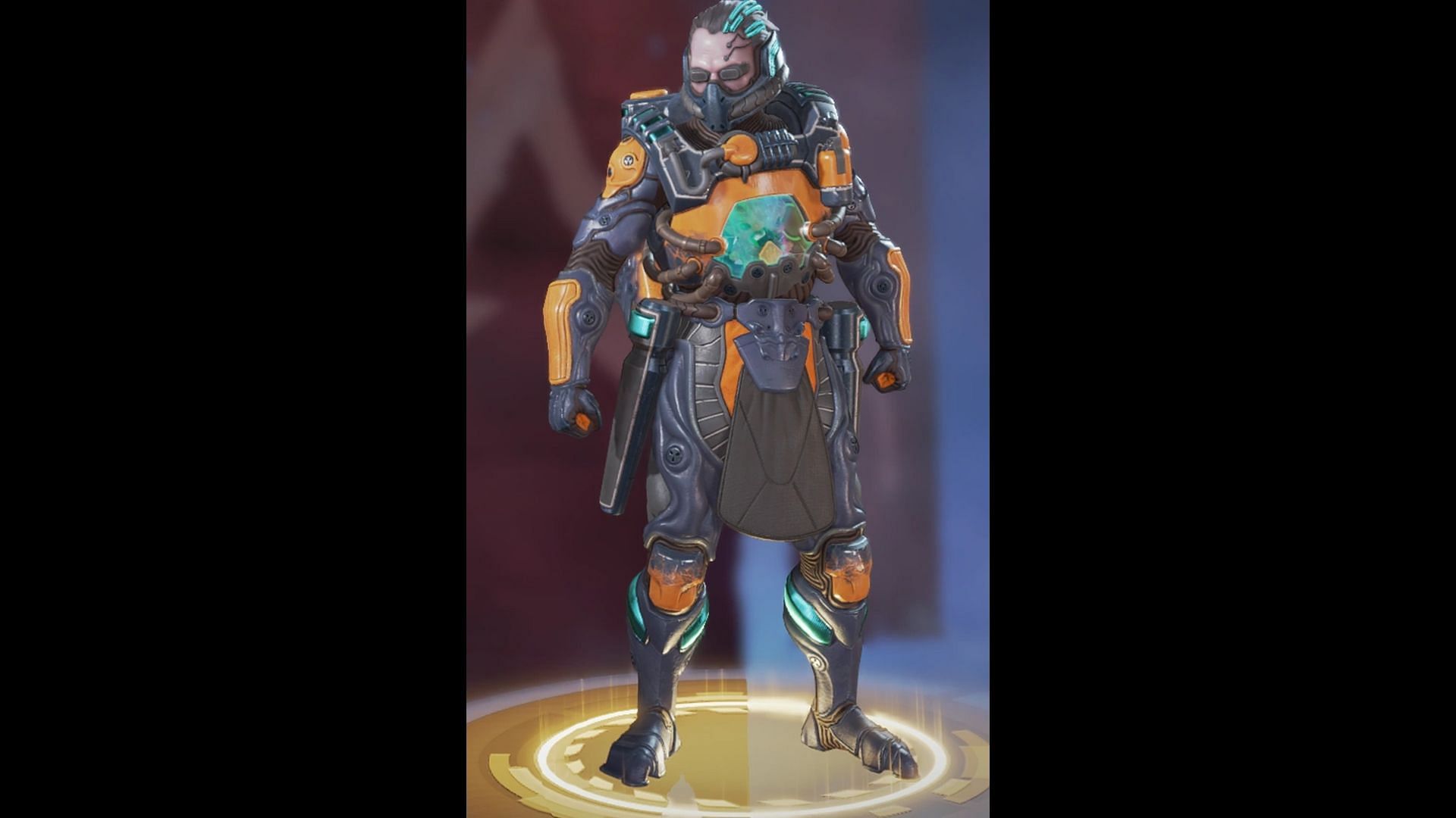 Synthesis Chamber Caustic skin in Apex Legends (Image via Electronic Arts)