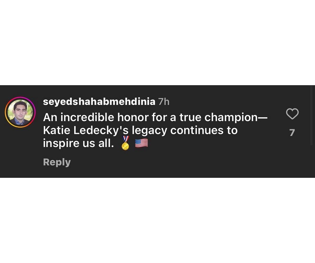 Katie Ledecky Fan Reactions