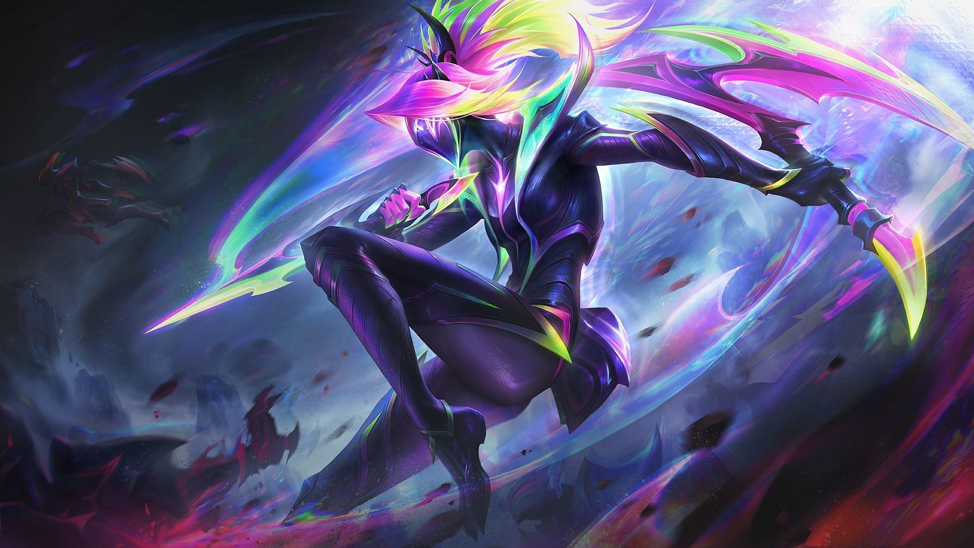 LoL Empyrean 2024 Akali splash art (Image via Riot Games)